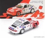 Spark-model Porsche 911 964 Rs Mobil1 N 8 Porsche Carrera Cup 1992 1:64 červená biela