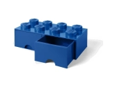 LEGO úložný box s šuplíky 250x500x180mm - modrý