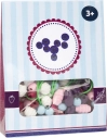 Malý displej na nohy Drevené korálky Candy 24 ks