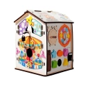 2Kids Toys Activity board Domček biely – poškodený obal