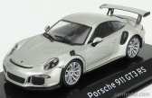 Edicola Porsche 911 991 Gt3 Rs 2015 - Con Vetrina - S vitrínou 1:43 Silver