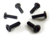 skrutka s pologuľatou hlavou 3x10 mm (6 ks)