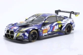 Minichamps BMW 4-series M4 Gt3 Team Wrt N 46 24h Le Mans 2024 Valentino Rossi - Maxime Martin - Ahmad Al Harthy 1:18 Modrá Bílá Černá