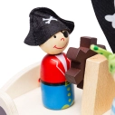 Bigjigs Toys Pirátská loď s piráty - poškozený obal
