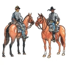 Italeri figúrky – CONFEDERATE CAVALRY (AMERICAN CIVIL WAR) (1:72)