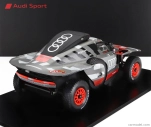 Spark-model Audi Rs Q E-tron E2 Team Audi Sport N 204 Winner Rally Dakar 2024 Carlos Sainz - Lucas Cruz 1:18 Šedá Stříbrná Černá
