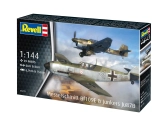 Plastic ModelKit letadlo 03770 - Messerschmitt Bf109E & Junkers Ju87B Stuka (1:144)