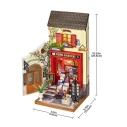 RoboTime 3D dřevěná skládačka Miniatura domečku Vídeňské knihkupectví