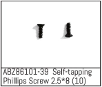 ABZ86101-39 - Self-tapping Phillips Screw 2.5*8 - Mini AMT (10)
