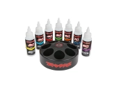 Traxxas súprava silikónových olejov (7 x 60 ml) s otočným stojanom