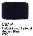Agama Email C67 P Paris Blue Medium ČSN 4700