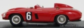 Umelecký model Ferrari 750 Monza Spider N 6 10h Messina 1955 Castellotti - Trintignant 1:43 Red