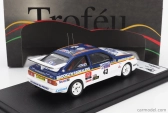 Trofeu Ford england Sierra Rs Cosworth N 42 Rally Rac Lombard 1986 Phil Collins - Bryan Thomas 1:43 Modrá biela