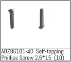 ABZ86101-40 - Self-tapping Phillips Screw 2.5*15 - Mini AMT (10)