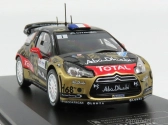 Ixo-models Citroen Citroen Ds3 Abu Dhabi Wrc N 1 Rally Francúzsko 2013 S.loeb - D.elena 1:43 Matná čierna zlatá červená