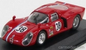 Najlepší model Alfa romeo 33.2 Coupe N 38 Test Le Mans 1968 Gosselin - Trosch 1:43 Red