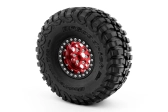 1,9'' hliníkové disky pre 1/10 crawler/expedition červené - 2 ks