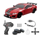 RC auto Drift Car s kouřem a LED, červená
