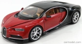Welly Bugatti Chiron Le Patron 2016 1:24 Italská Červená - Černá Nokturno