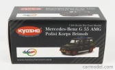 Kyosho Mercedes benz triedy G G55 Amg Polisi 2018 1:64 čierna
