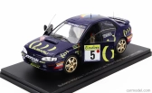 Edicola Subaru Impreza 555 Repsol N 5 Winner Rally Montecarlo 1995 Carlos Sainz - Luis Moya 1:24 Modrá
