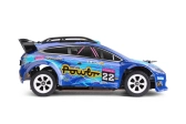 RC auto Ford Focus WRC s hliníkovým podvozkem, pohonem 4X4 a LED osvětlením, 2,4 GHz, 1:28