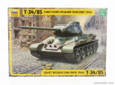 Zvezda Tank T34/85 Soviet Medium Military 1:35 /