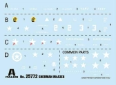 Model Kit tank 25772 - M4A3E8 Sherman "Fury" (1:56)
