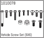 HBP240100 - (1010078) Vehicle Screw Set (6X6)