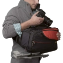 Klasický jednoramenný batoh (čierny)