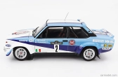 Kyosho Fiat 131 Abarth N 2 Winner Rally Piancavallo 1981 1:18, bílomodrá