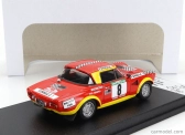 Trofeu Fiat 124 Abarth (night Version) N 8 Rally Portugal 1975 Antonio Borges - Joao Anjos 1:43 Červená Žlutá