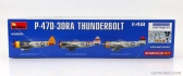 Miniart Dragon wings P-47d-30ra Thunderbolt Airplane Military 1942 1:48 /