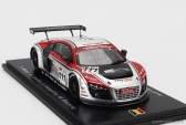 Spark-model Audi R8 Lms Team Phoenix Racing N 111 24h Spa 2009 Henri Moser - Marcel Fassler - Alex Margaritis - Marc Basseng 1:43 Silver Red