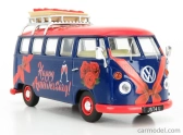 Corgi Volkswagen T1 Minibus Happy Anniversary 1961 1:43 Modrá Červená