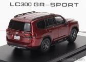 Lcd-model Toyota Land Cruiser Lc300-gr Sport 2022 1:64 Red