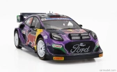 Solido Ford england Puma Rally1 Red Bull Team Ford World Rally M-sport N 19 Winner Rally Montecarlo 2022 S.loeb - I.galmiche 1:18 Purple Yellow Black