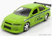 Jada Mitsubishi Brian's Lancer Evolution Vii 2002 - Brian O'conner - Fast & Furious Ii (2003) 1:32 Zelená