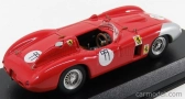 Art-model Ferrari 860 Monza N 11 2nd Bridgehampton 1958 B.grossman 1:43 Červená strieborná