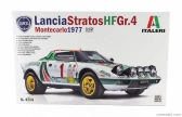 Italeri Lancia Stratos Hf Alitalia Gr.4 (nočná verzia) N 1 Winner Rally Montecarlo 1977 Sandro Munari - Silvio Maiga + Stratos Hf Street Version 1974 1:12 /