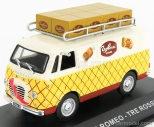 Edicola Alfa romeo Romeo 1 Van Tre Rossi 1960 1:43 Cream Yellow