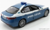 Bburago Alfa Romeo Giulia Polizia 2016 1:24 modrá biela