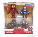 Jada Sada figúrok 4x Avengers - Black Panther - Iron Man - Ant-man - Captain America - cm. 6.0 1:32 Rôzne