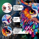 EscapeWelt Dřevěné puzzle Sovy 300 dílků