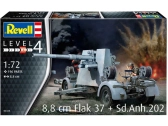 Revell Flak 37 88 mm, Sd.Anh.202 (1:72)