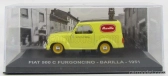 Edicola Fiat 500c Furgoncino Van Barilla 1951 1:43 Žltá