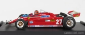 Brumm Ferrari F1 126ck Turbo N 27 Gp Kanada Montreal 1981 Alettone Danneggiato Dal Giro (kolo) 39 Al 54 Gilles Villeneuve - S figúrkou vodiča 1:43 Červená