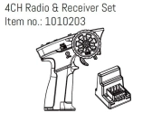 HBP240332 - (1010203) 4CH Radio & Receiver Set - GOAT