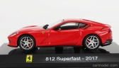 Edicola Ferrari 812 Superfast 2017 - Con Vetrina - S vitrínou 1:43 červená