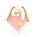 Doudou Darčeková sada ružová Králik Cibulette s hrkálkou 21 cm